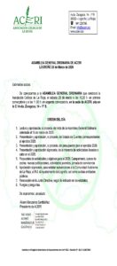 CARTA ASAMBLEA